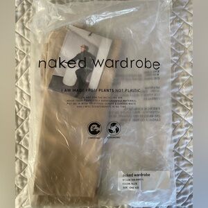 Tan faux leather gloves